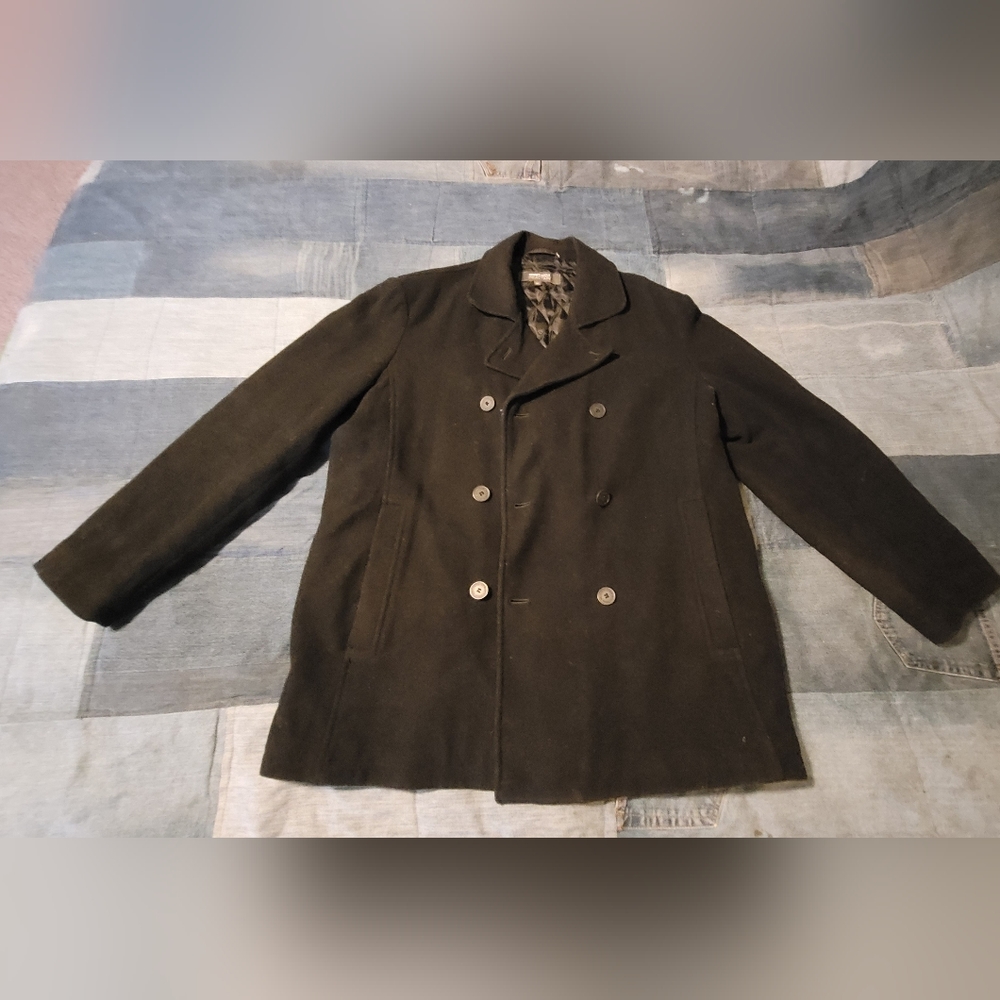 Kenneth Cole experience wool coat, black, XL